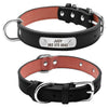 Image of Leather Dog Collar Durable Padded Personalized Pet ID - Mrdogcollar