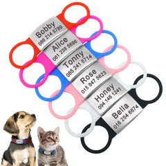 Stainless Steel Pet ID Tags Personalized For Small Dogs - Mrdogcollar