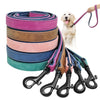 Image of Dog Leash Harness Leather Lead - Mrdogcollar