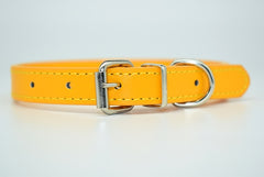 Leather Solid Colorful Pet Dog Collar