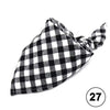 Image of Pet Dog Bandana Plaid Kerchief Bow Tie - Mrdogcollar