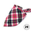 Image of Pet Dog Bandana Plaid Kerchief Bow Tie - Mrdogcollar