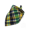 Image of Dog Bandana Cotton Plaid - Mrdogcollar