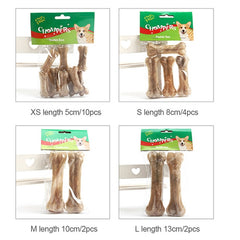 Pet Dog Toy Supplies Chews Toys Leather Cowhide Bone