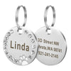 Image of Dog Tag Custom Pet Puppy Cat ID Tag - Mrdogcollar